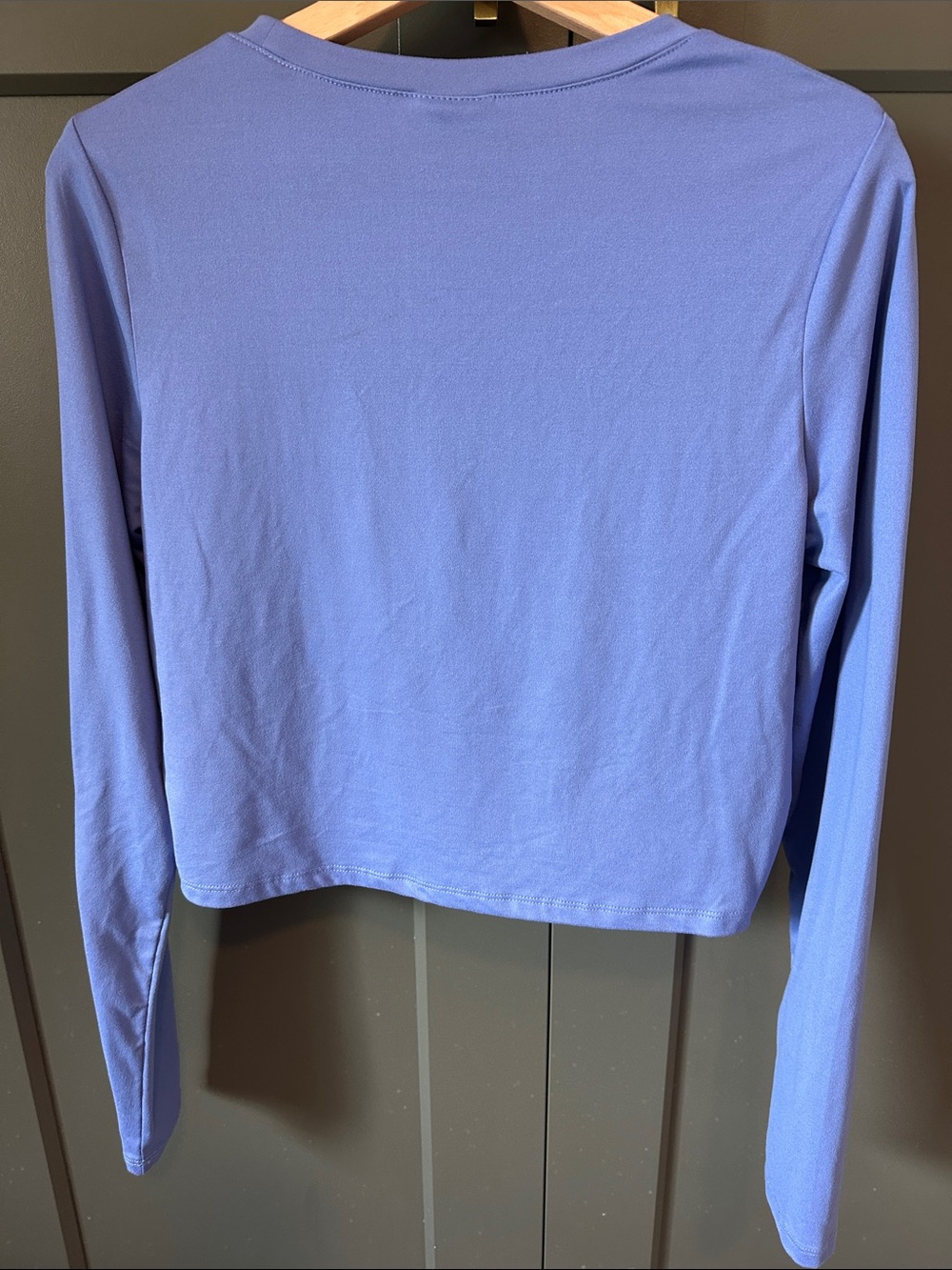 Lavender 'Take a Hike' Graphic Crop Top - Picture 2 of 2